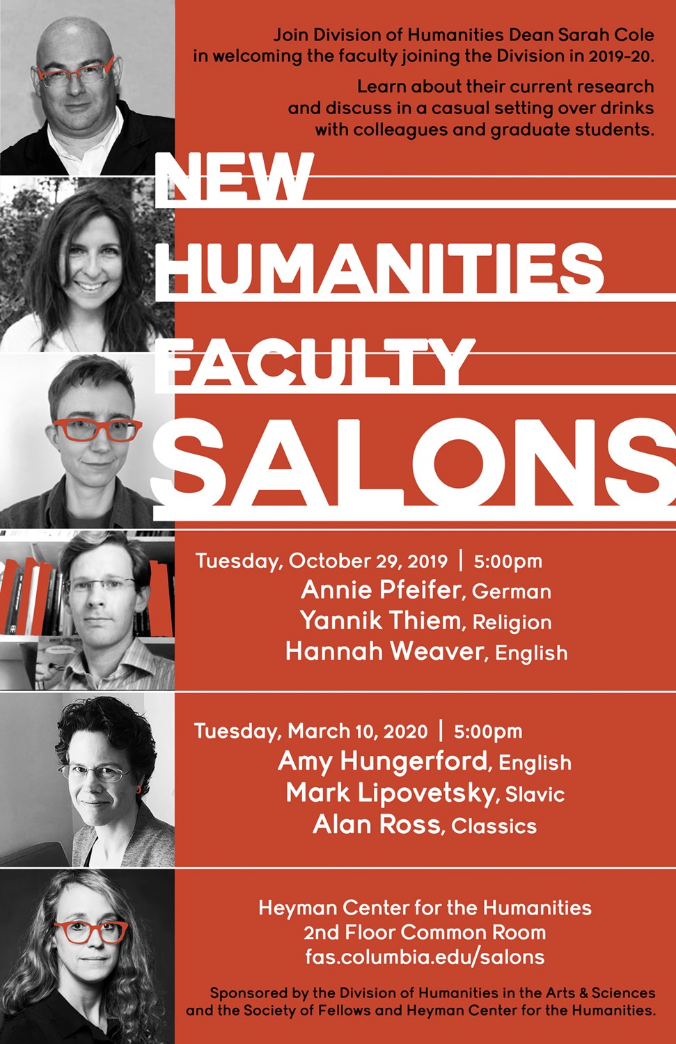 New Humanities Faculty Salon