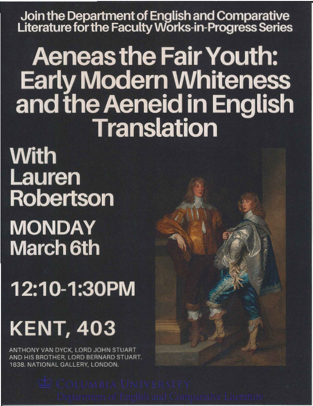 Flyer for talk
