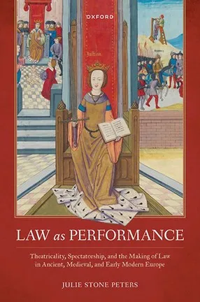 Book cover for Law as Performance