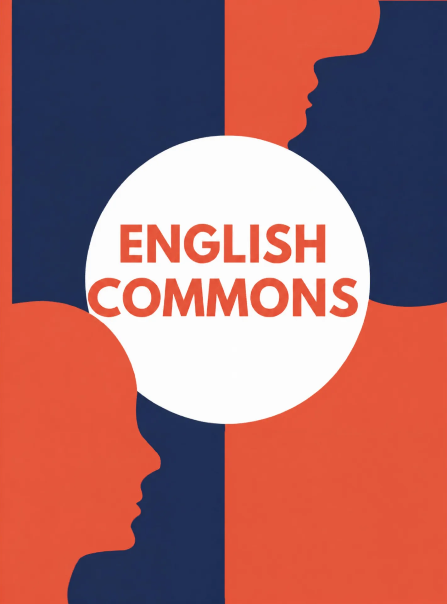 Decorative flyer of the english commons