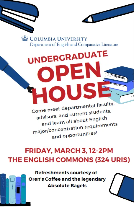 Undergrad Open House Flyer