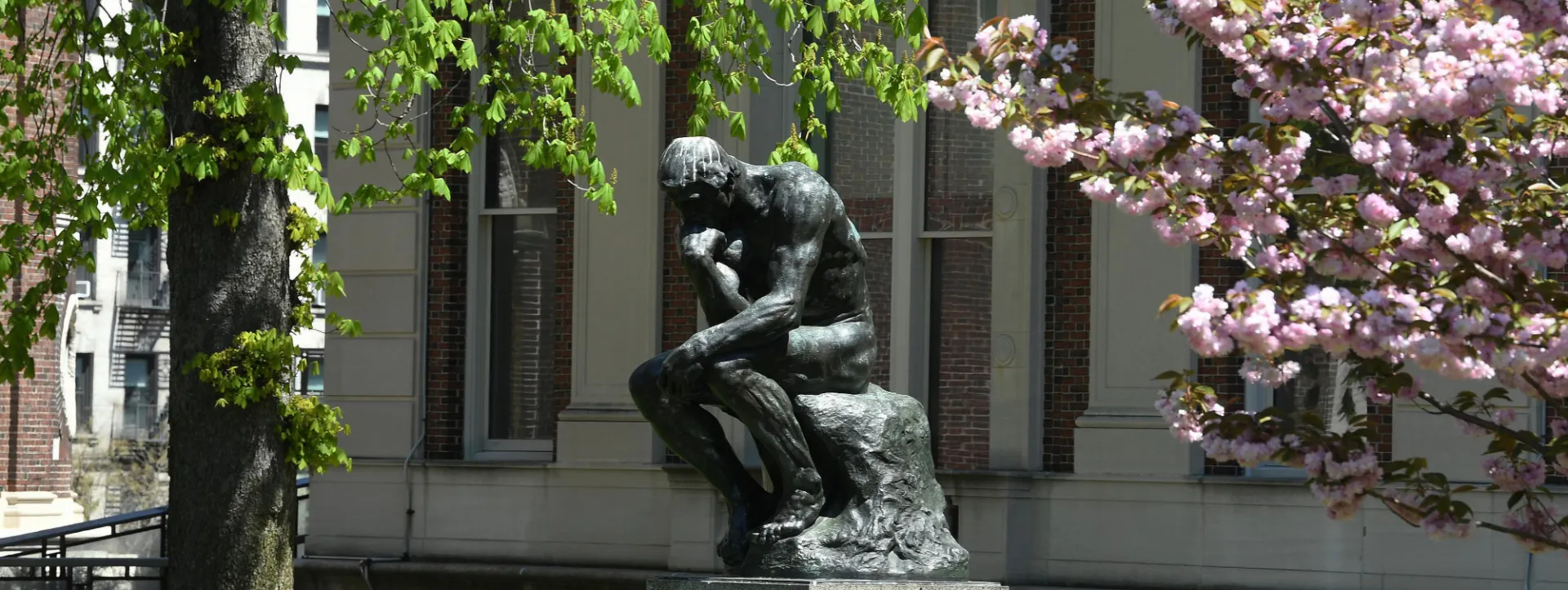 philosophy hall thinker statue