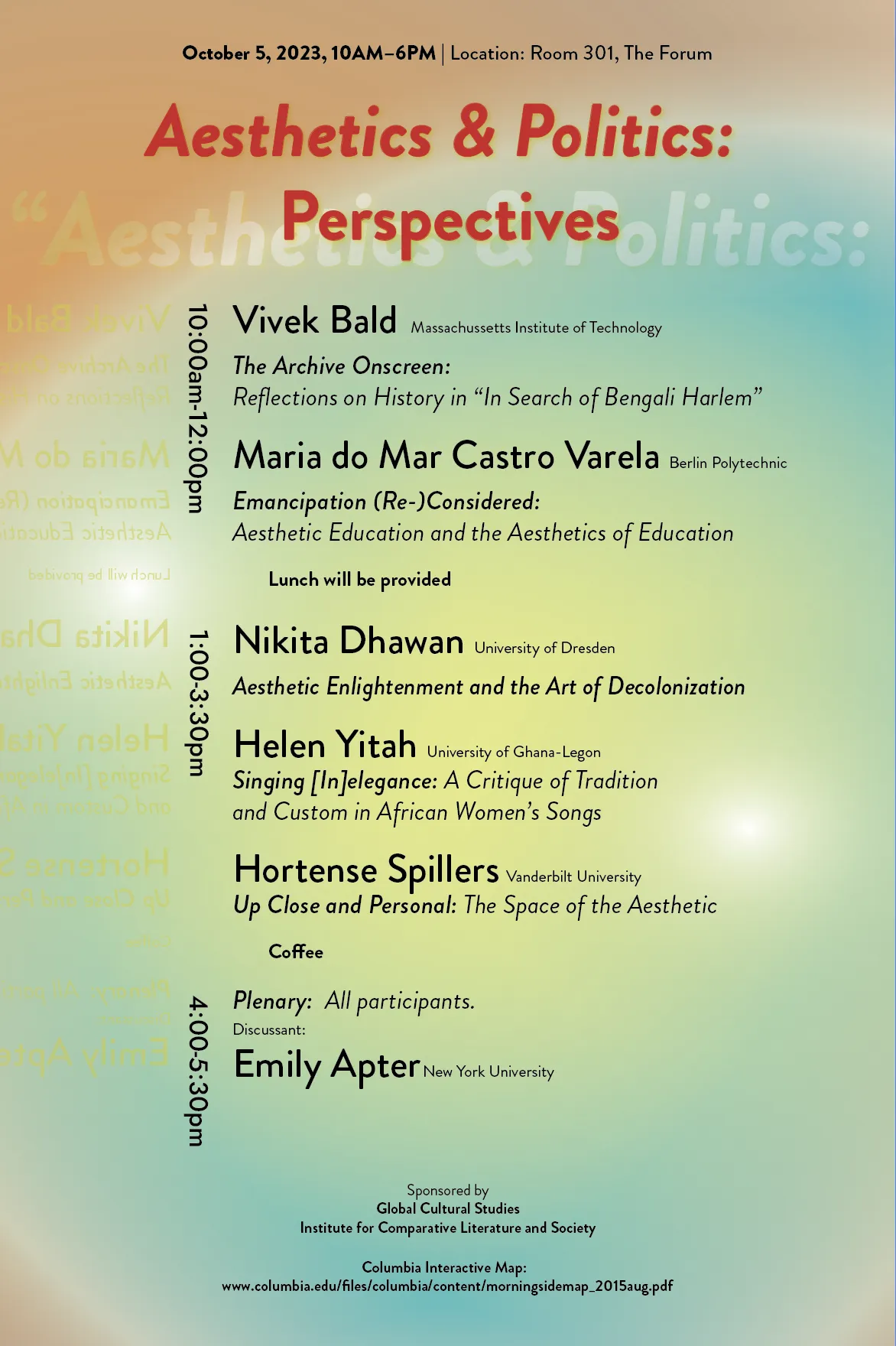 aesthetics & politics: perspectives