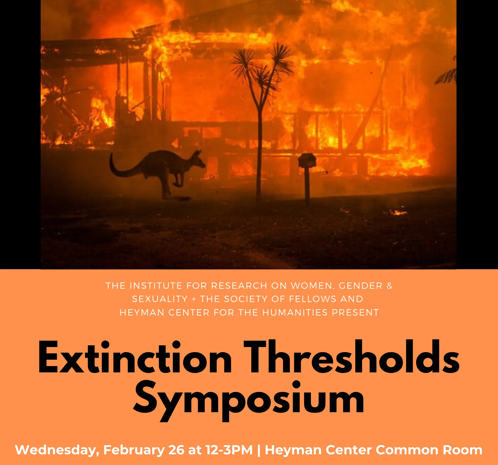 Extinction Thresholds Sympsoium